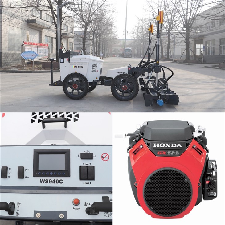 concrete laser floor leveling machine